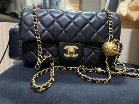 chanel cf mini gold ball|Chanel handbags.